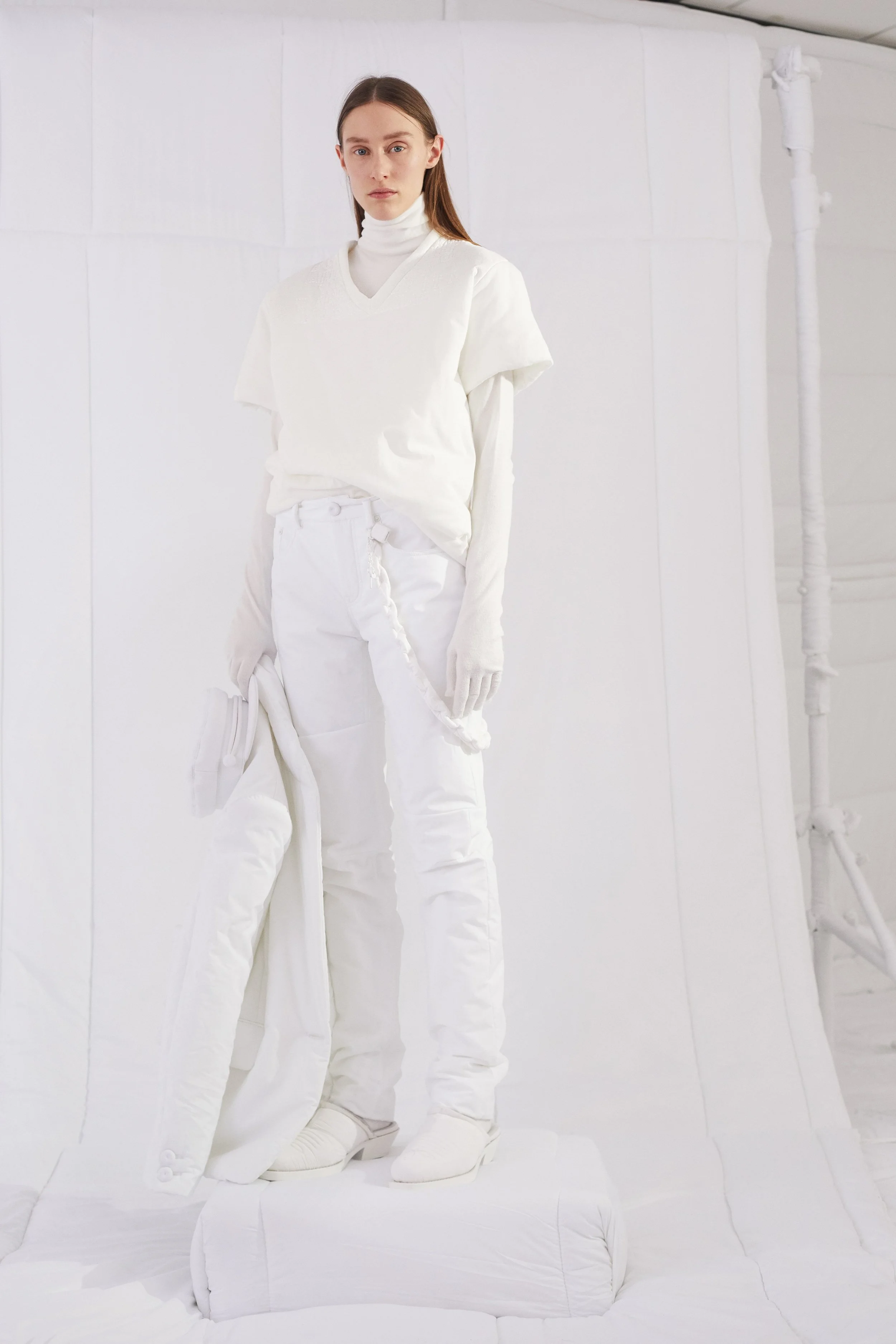 MM6 MAISON MARGIELA White Padded Pants