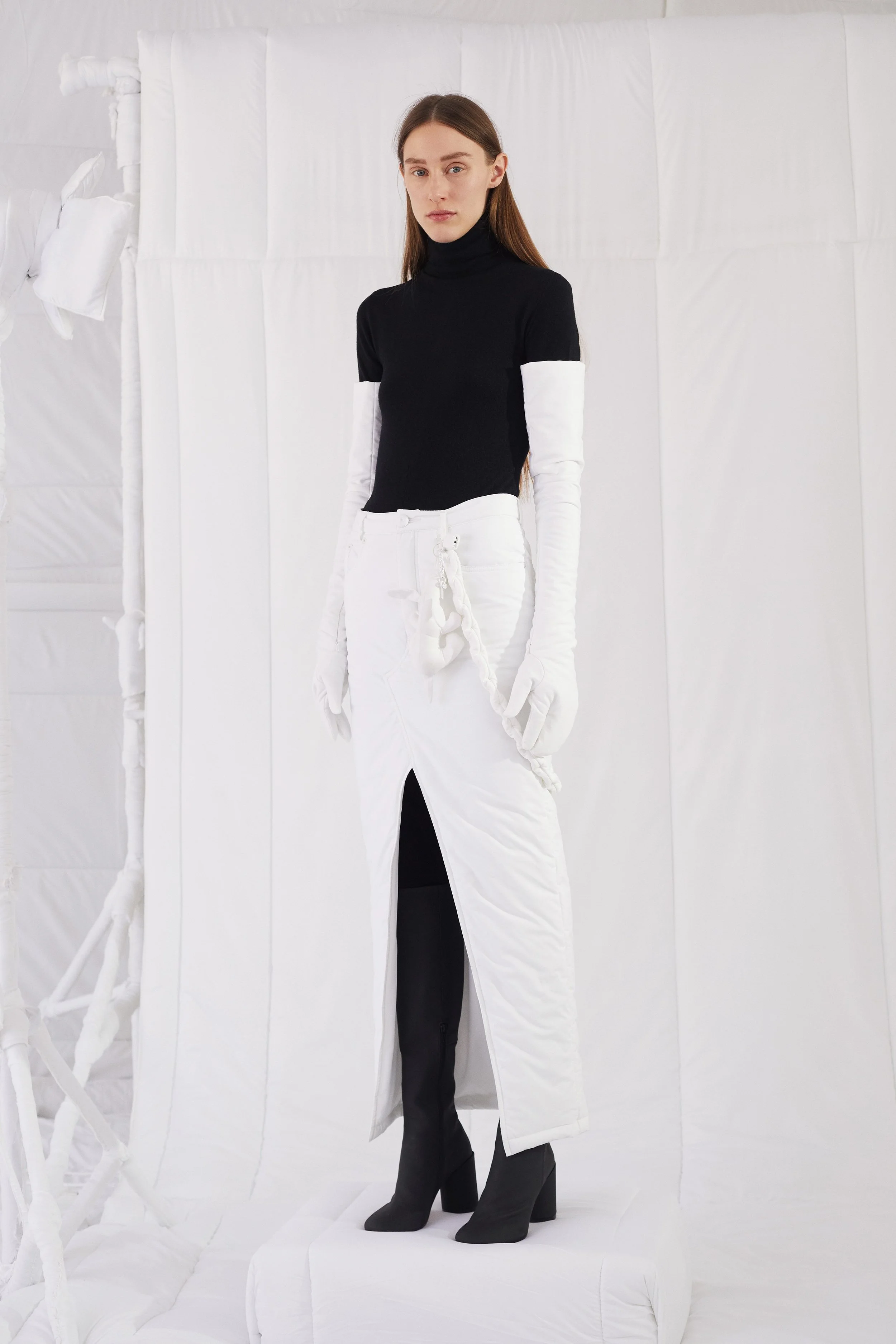 MM6 MAISON MARGIELA Padded Long Skirt