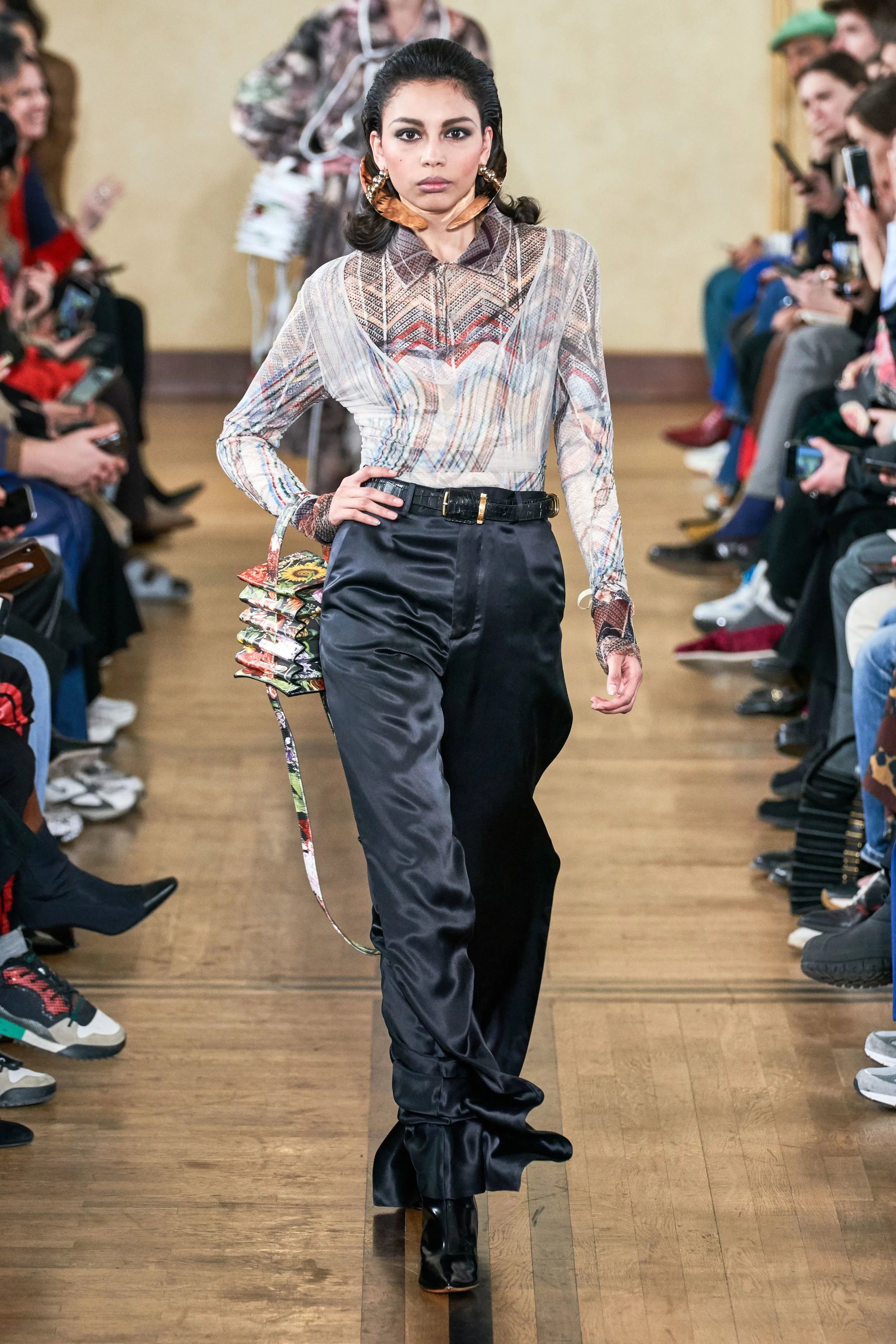 Y/PROJECT Ruffled Seam Pants