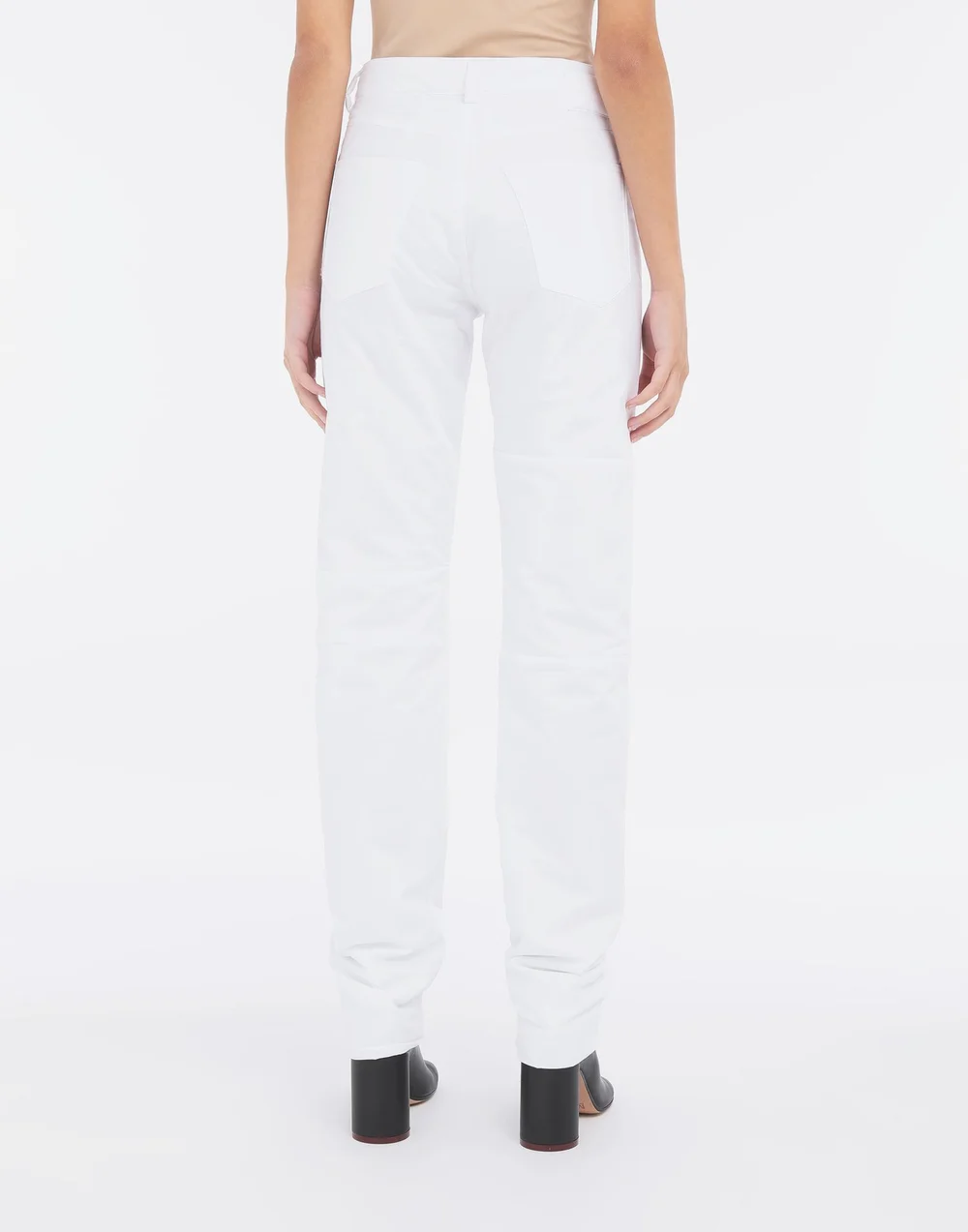 MM6 Maison Margiela White Padded Pants — SLOW WAVES