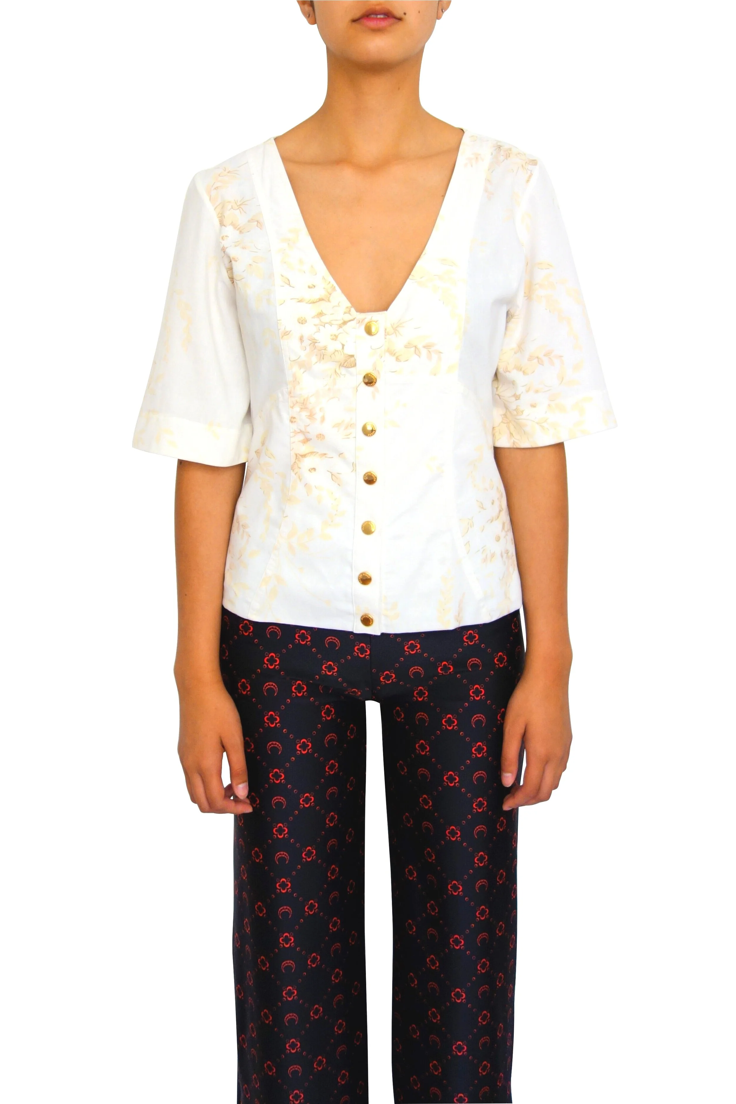 MARINE SERRE Regenerated Shirt