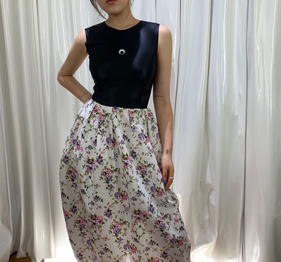 MARINE SERRE Regenerated Ball Skirt