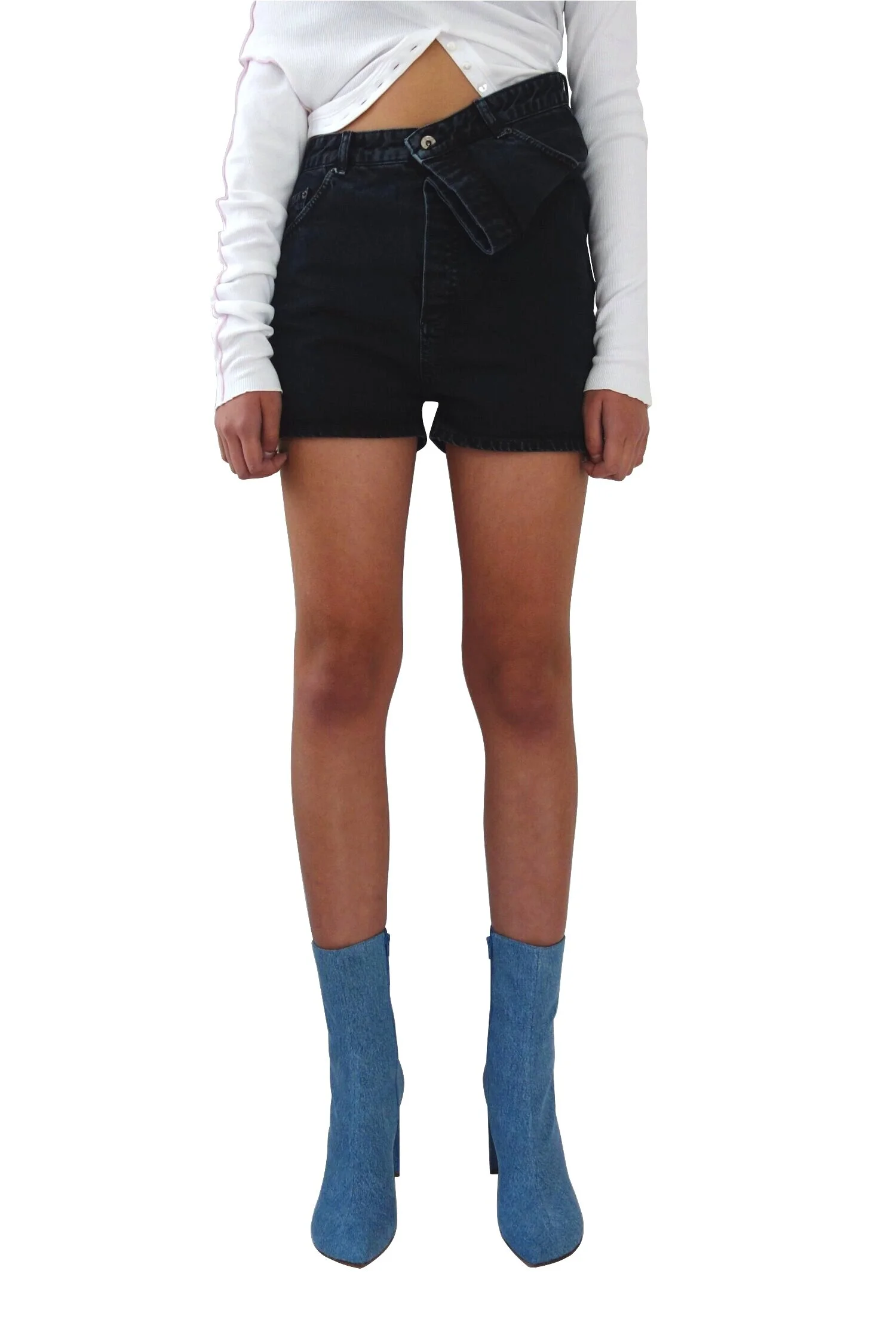 Y/PROJECT Denim Shorts
