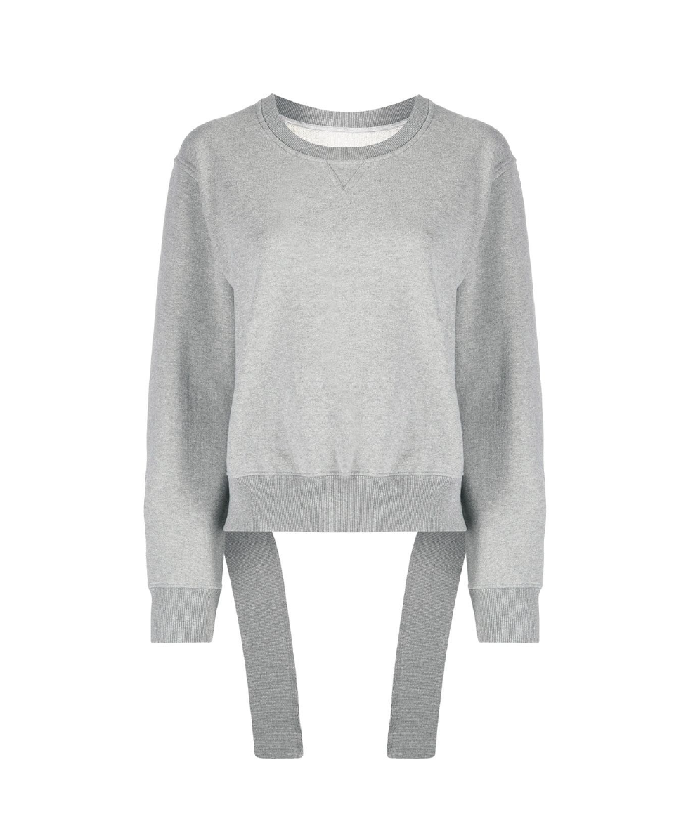 MM6 MAISON MARGIELA Grey Tie Sweater
