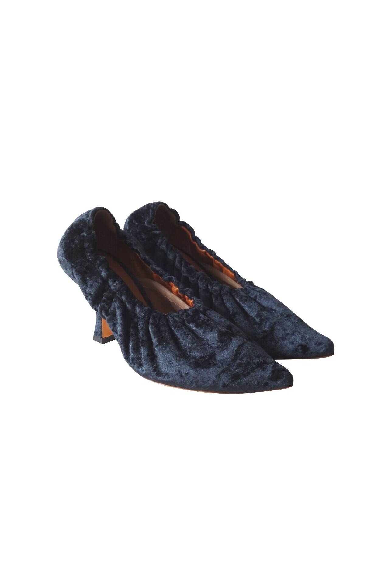 Y/PROJECT Black Velvet Heels