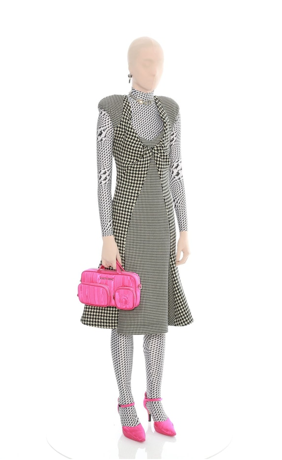 MARINE SERRE Tailored Panel Dress