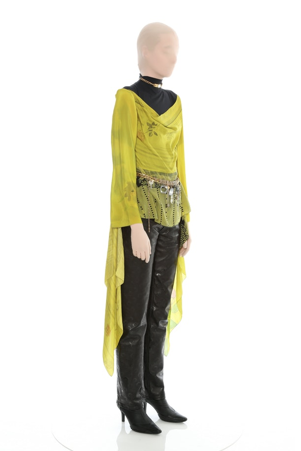 MARINE SERRE Regenerated Scarves Hybrid Top