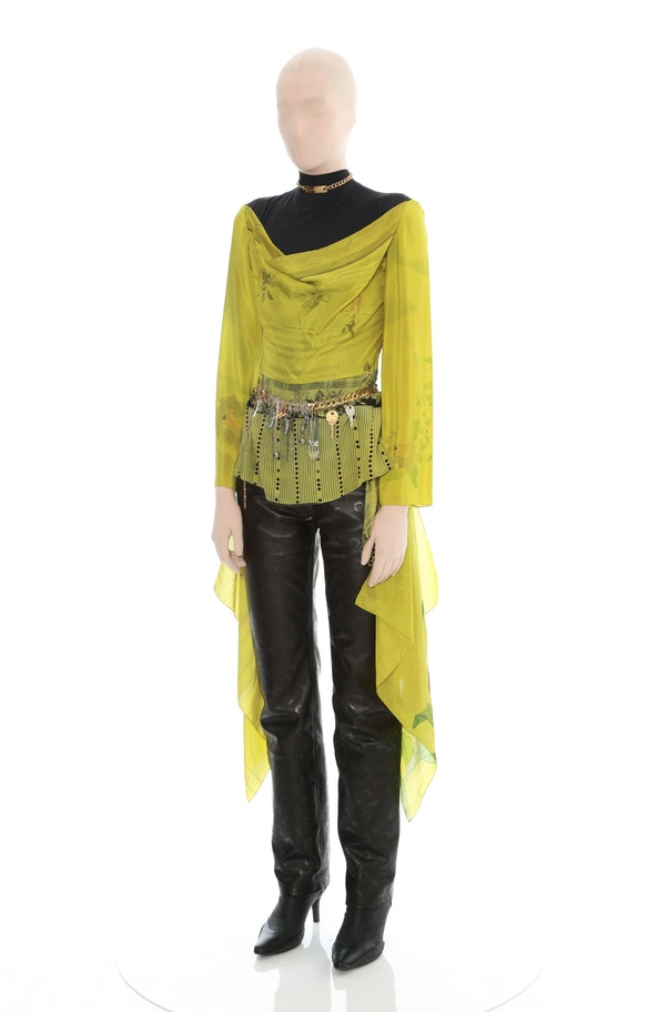 MARINE SERRE Regenerated Scarves Hybrid Top
