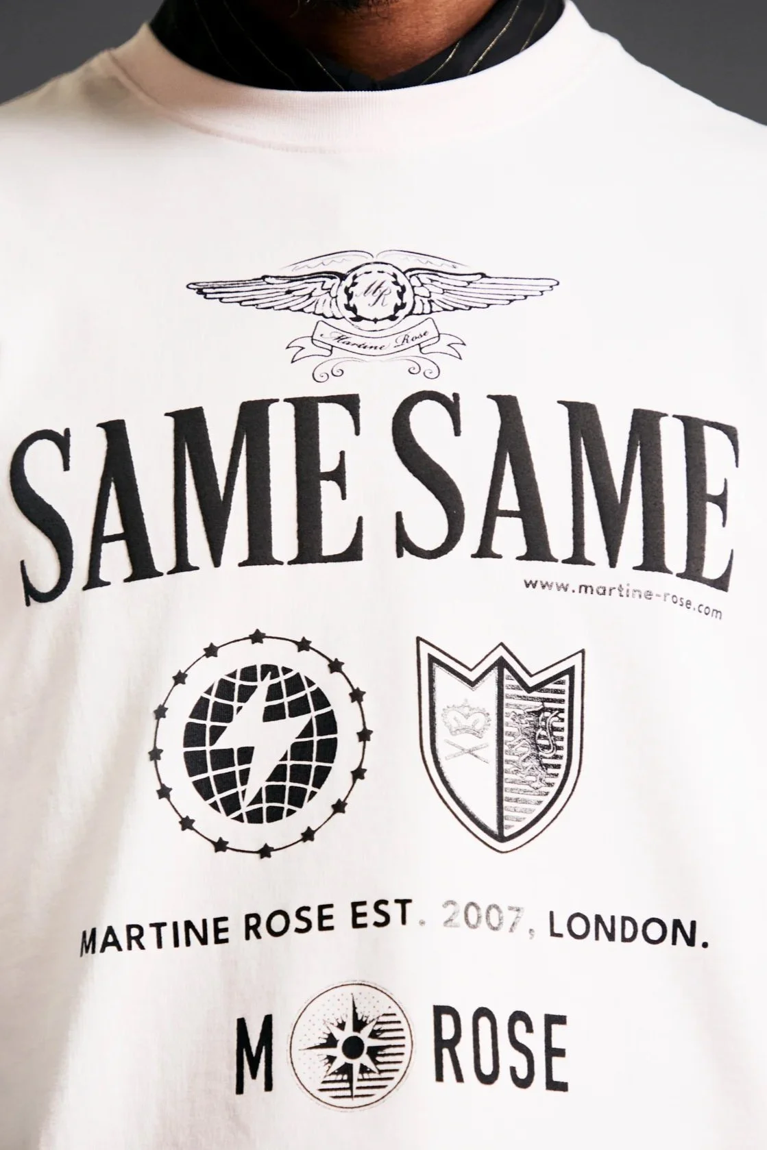 Martine Rose Classic T-Shirt, Pink — SLOW WAVES