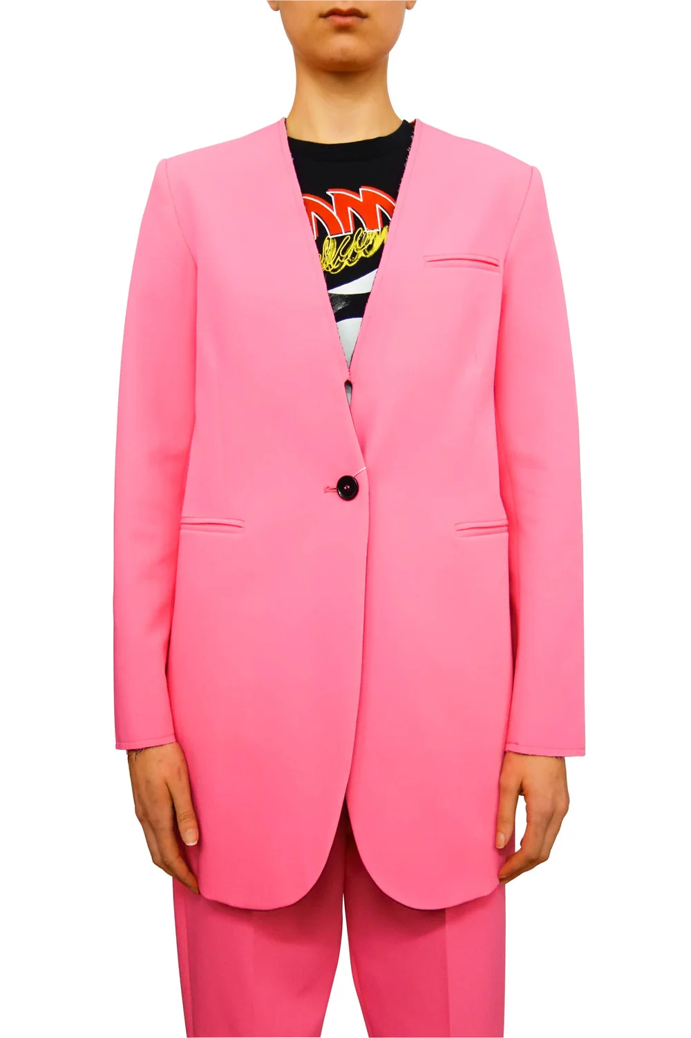 Blazer Femme Maison Margiela 100% Soie – Multicolore – Tailles 2XS à M – Neuf Avec étiquettes – Fabriqué En Italie
