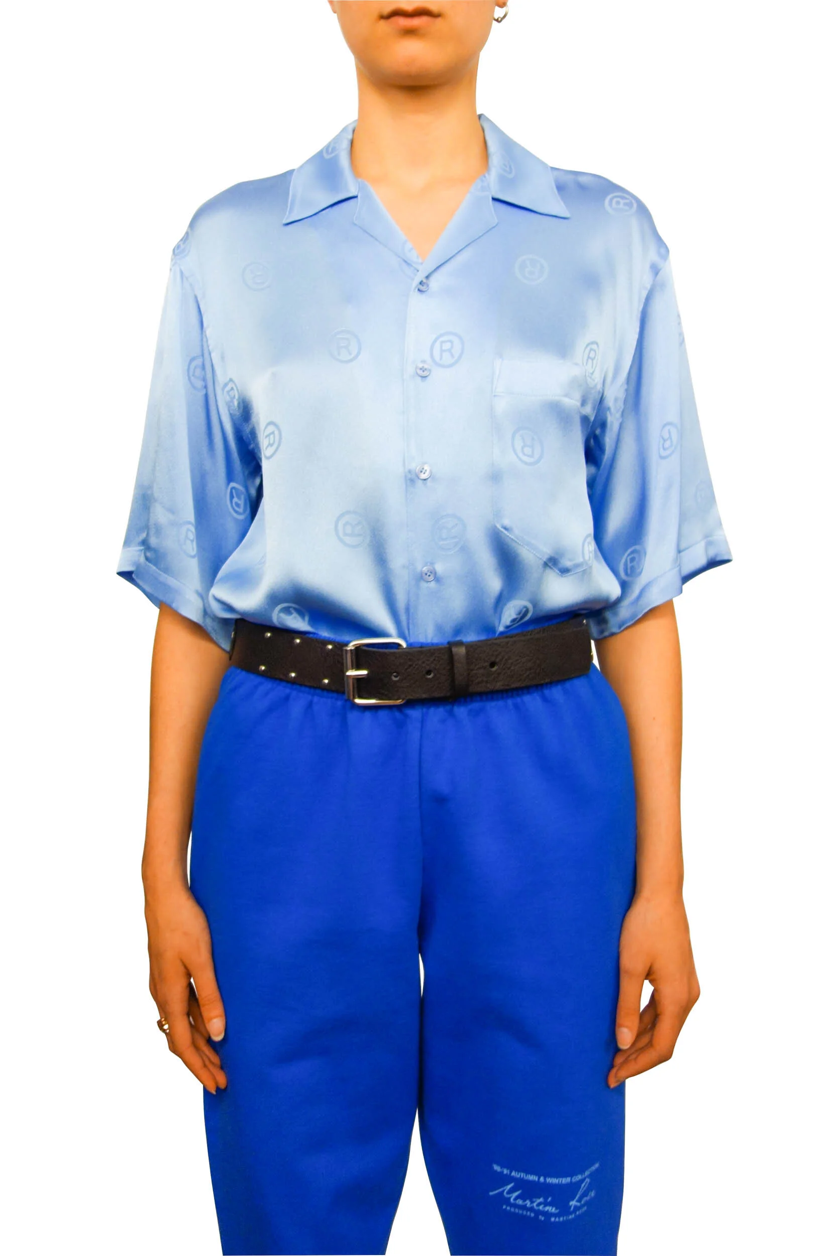 MARTINE ROSE Oversized Hawaiian Shirt