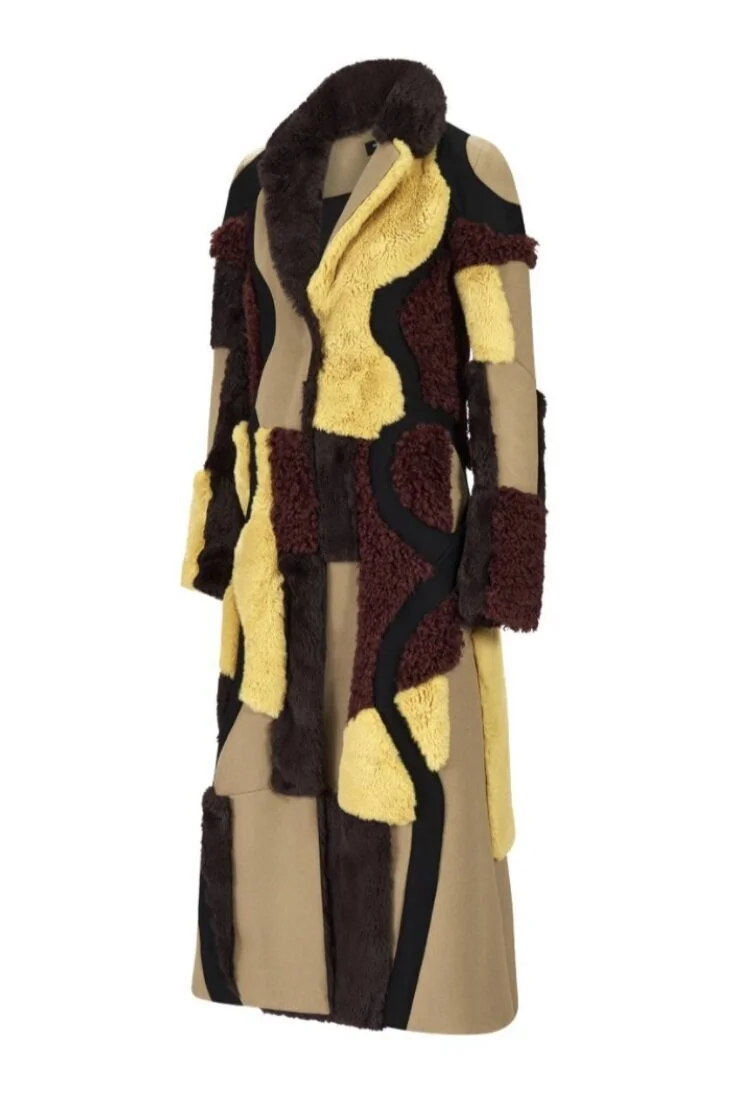 KIKO KOSTADINOV Marr Patchwork Coat