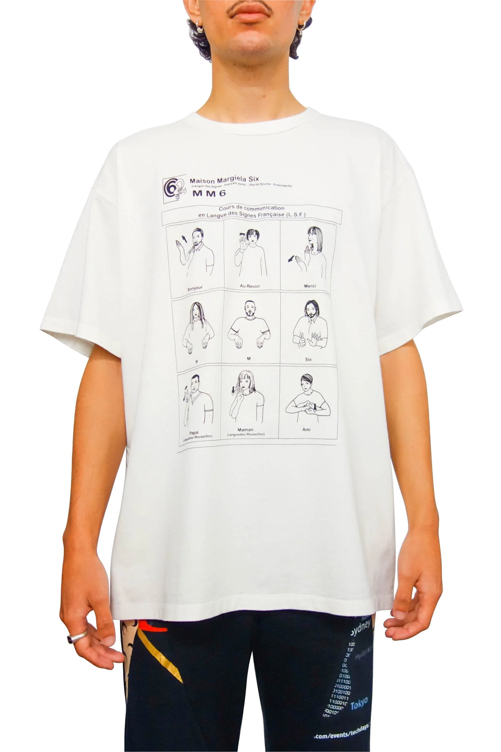 MM6 MAISON MARGIELA Sign Print T-Shirt 