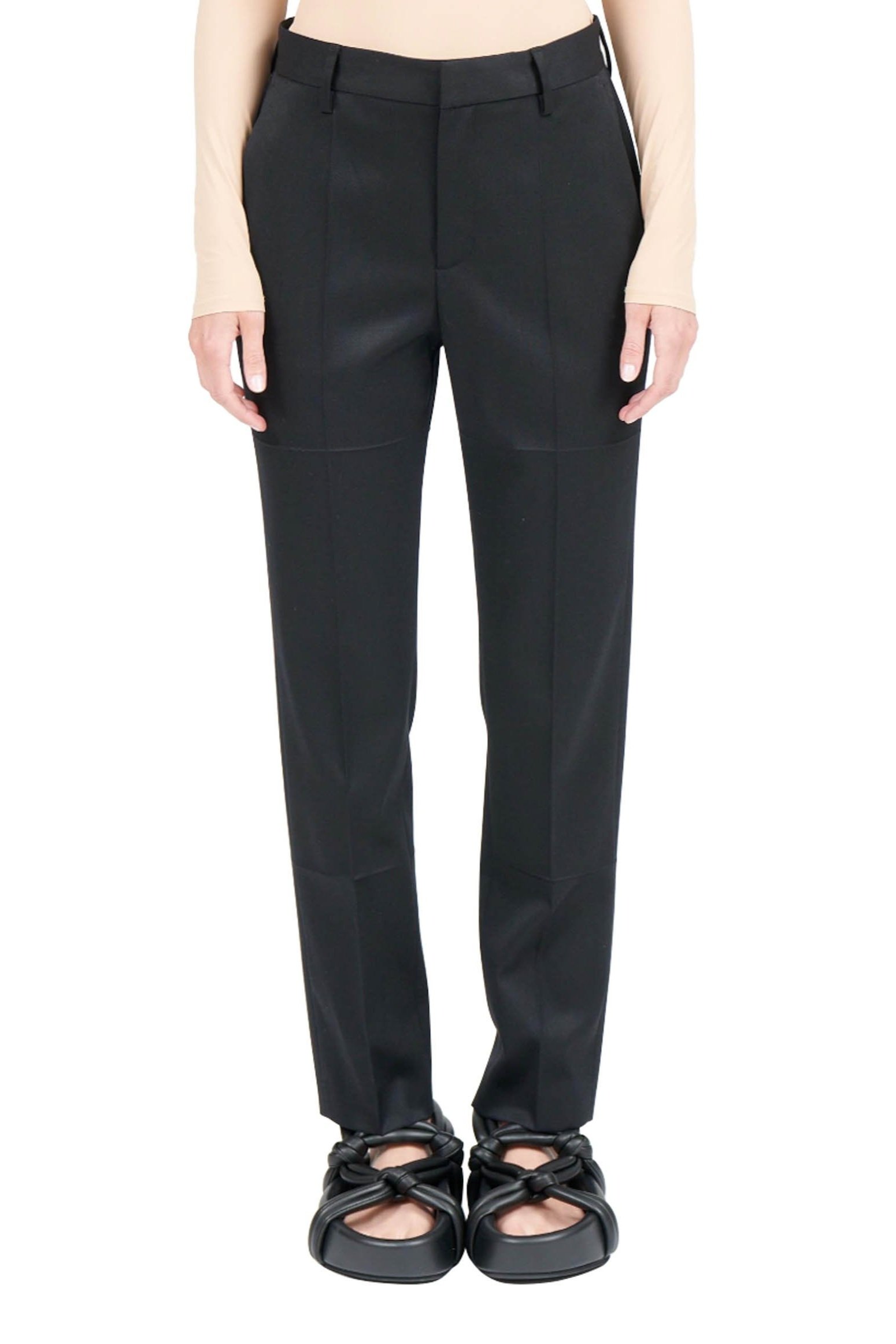 MM6 MAISON MARGIELA Black Creased Tailored Pants