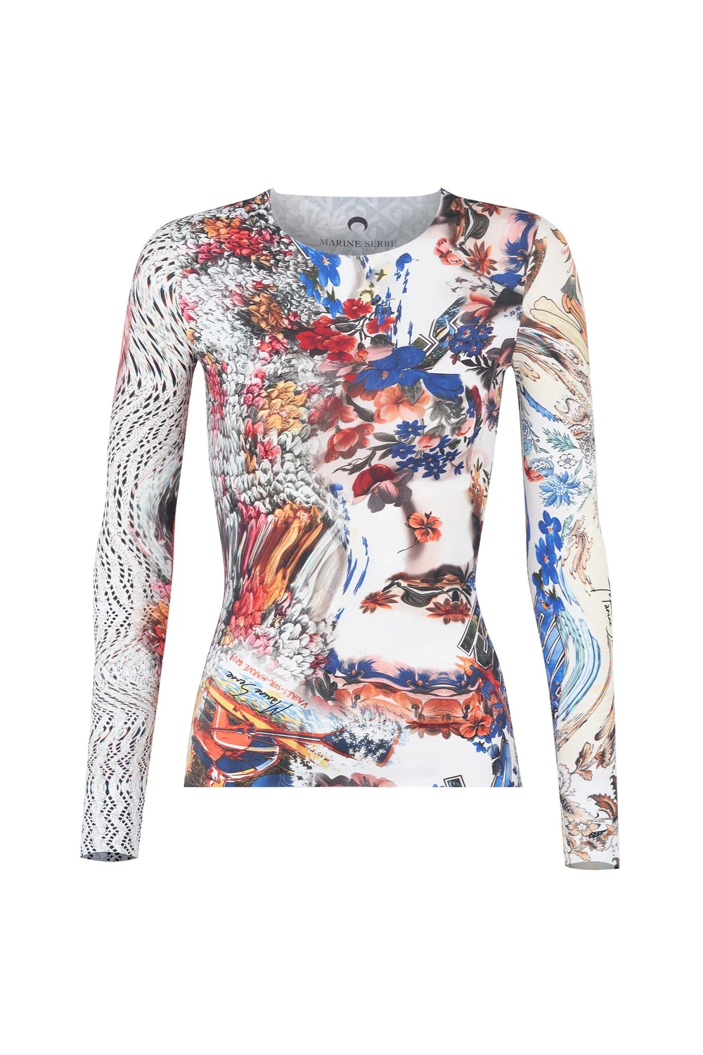 Marine Serre Archive Melange Second Skin Top — SLOW WAVES
