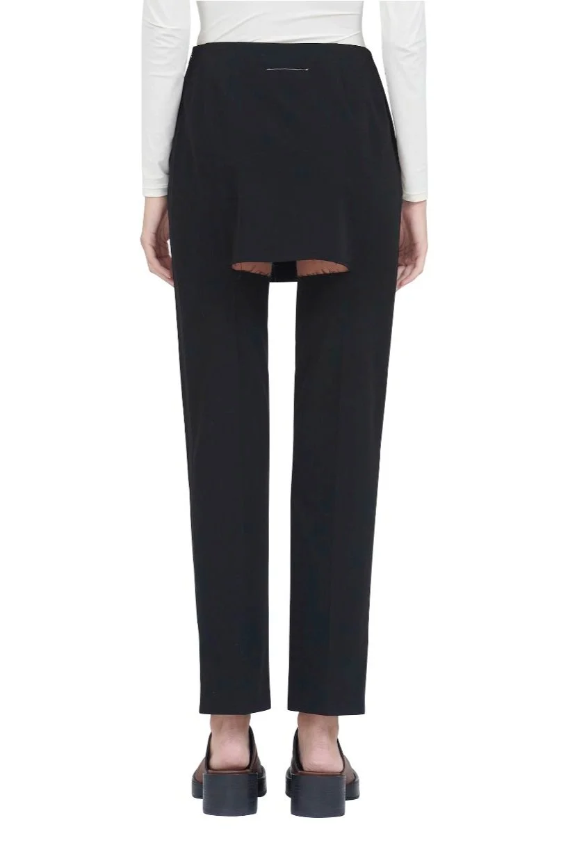 MM6 MAISON MARGIELA Black Cut Out Pants