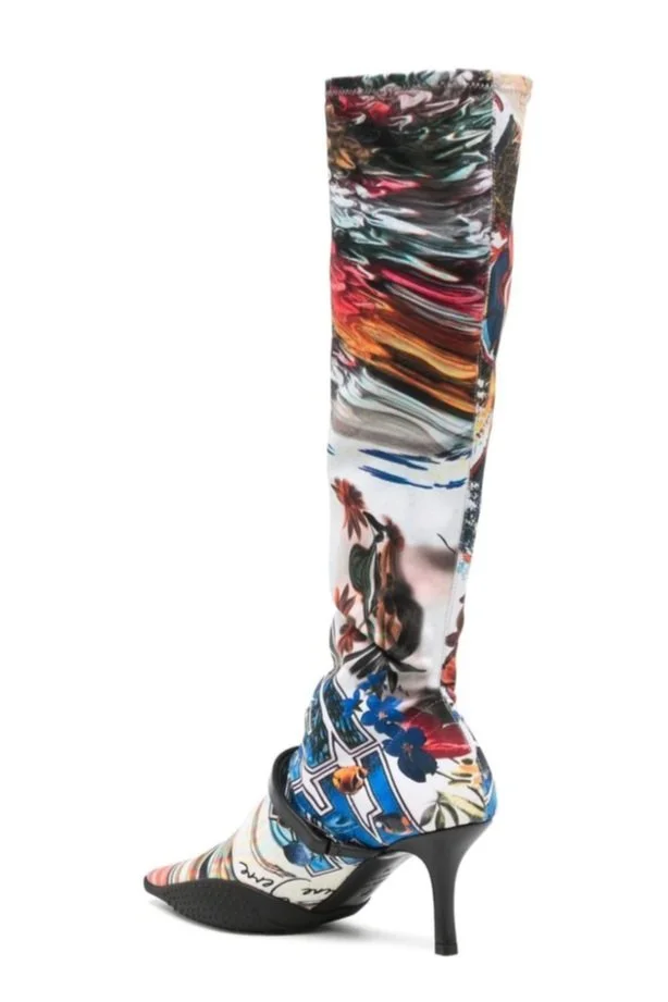 MARINE SERRE Rubber-Outsole Second Skin Boots