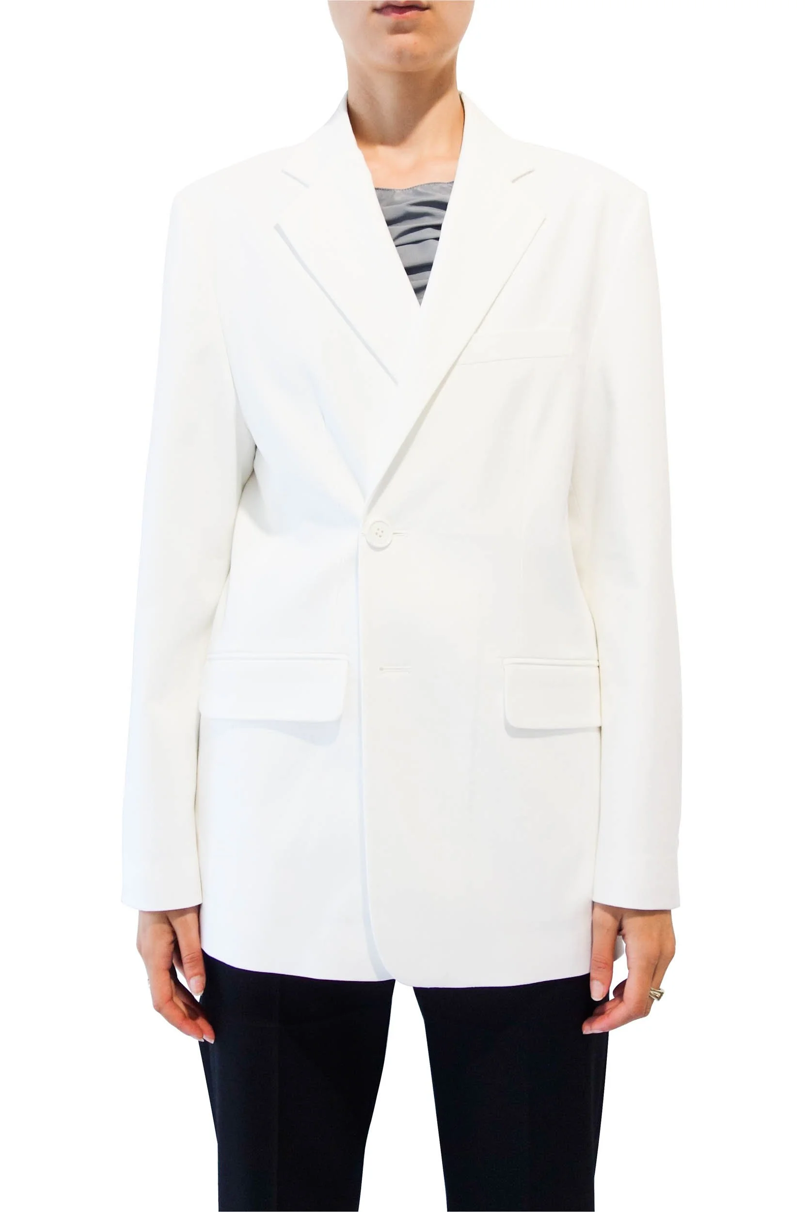 MM6 MAISON MARGIELA Linen Canvas Blazer