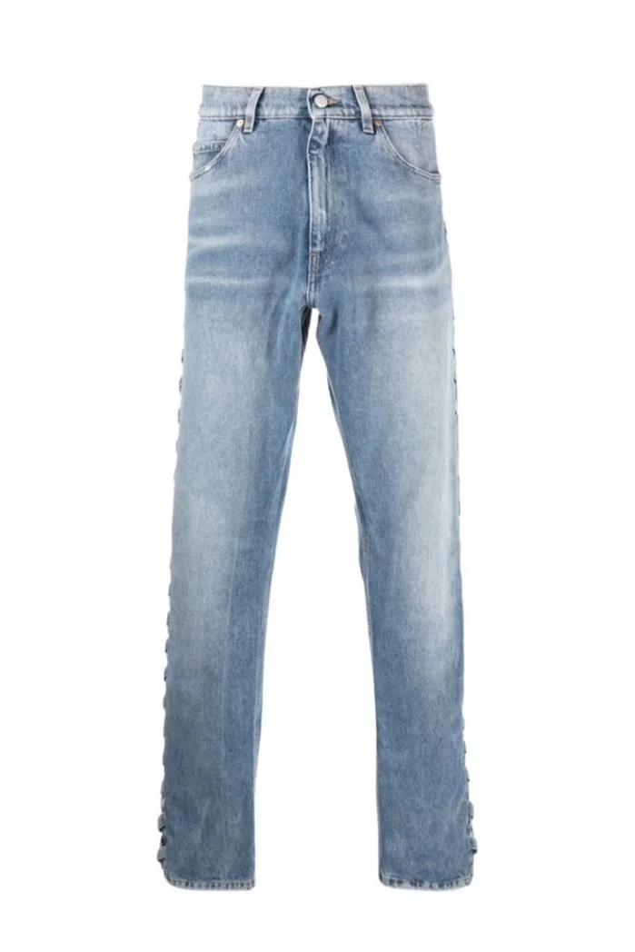 MARTINE ROSE Cross Hatch Jeans — SLOW 