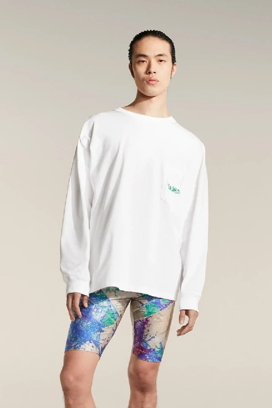 MARTINE ROSE Oversized Logo Long Sleeve