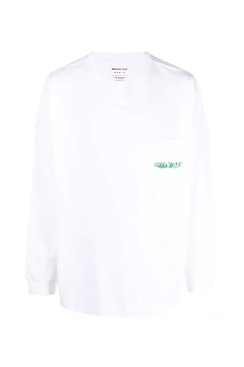 MARTINE ROSE Oversized Logo Long Sleeve