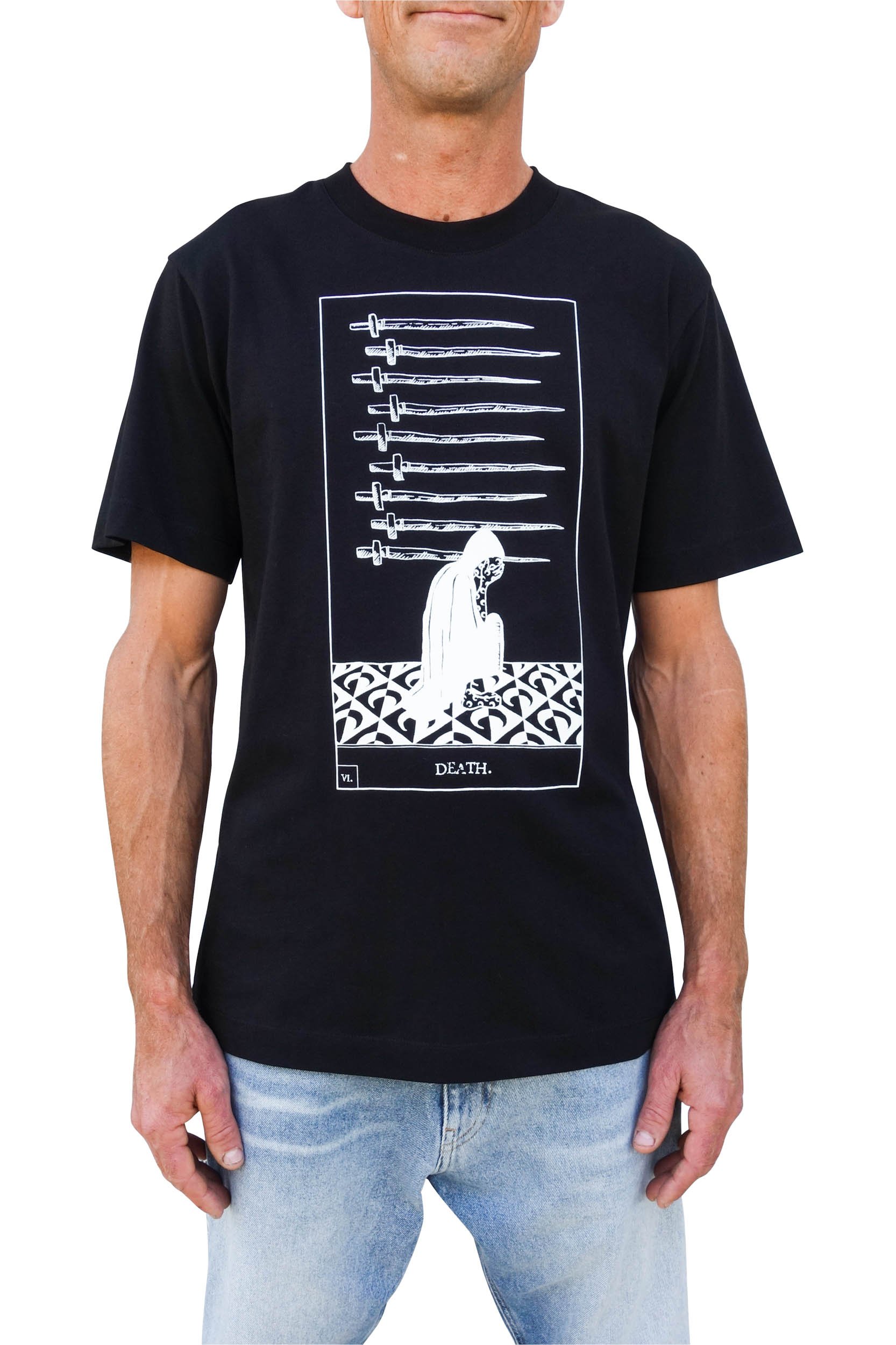 MARINE SERRE Card Print T-Shirt