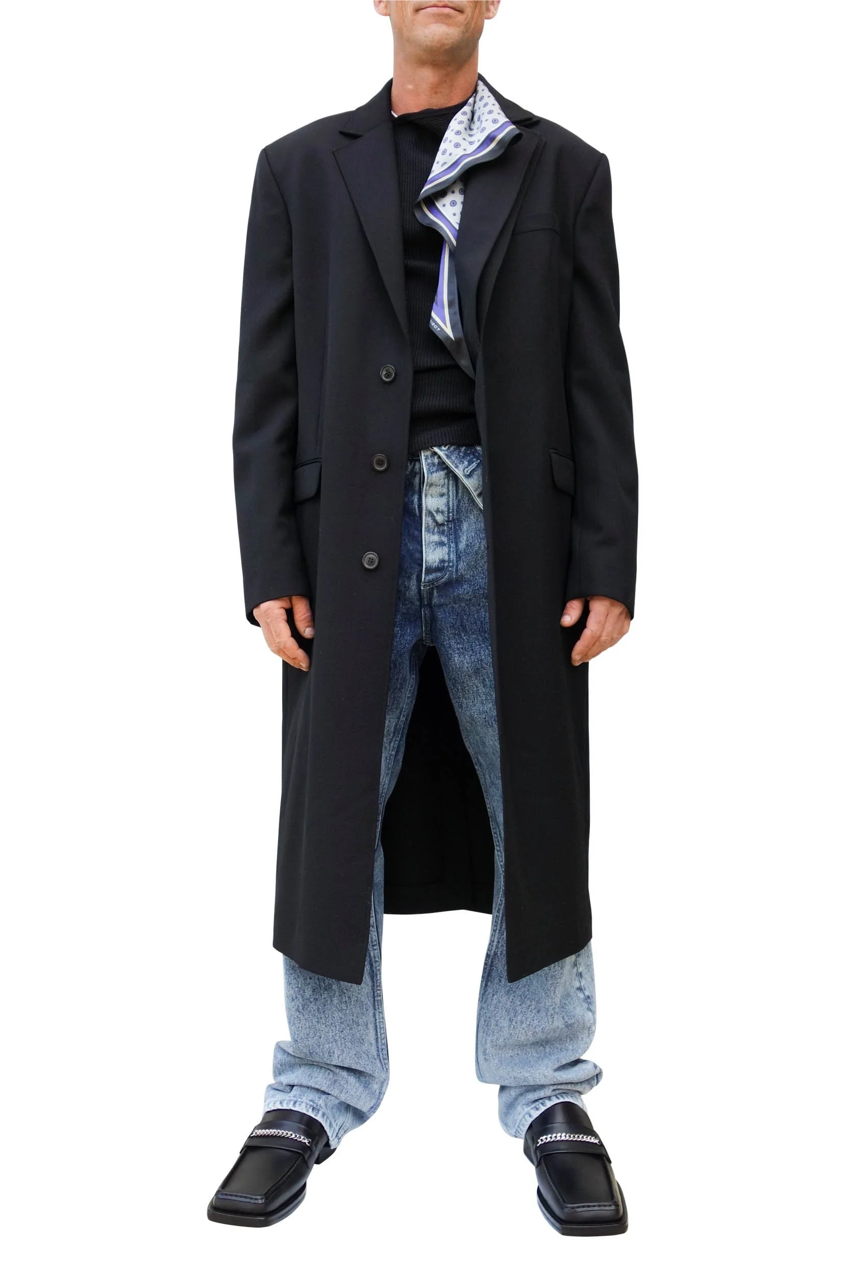 Y/PROJECT Secret Scarf Coat