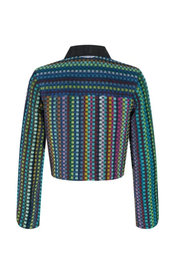 MARINE SERRE Terry Kitchen Towels Boxy Jacket