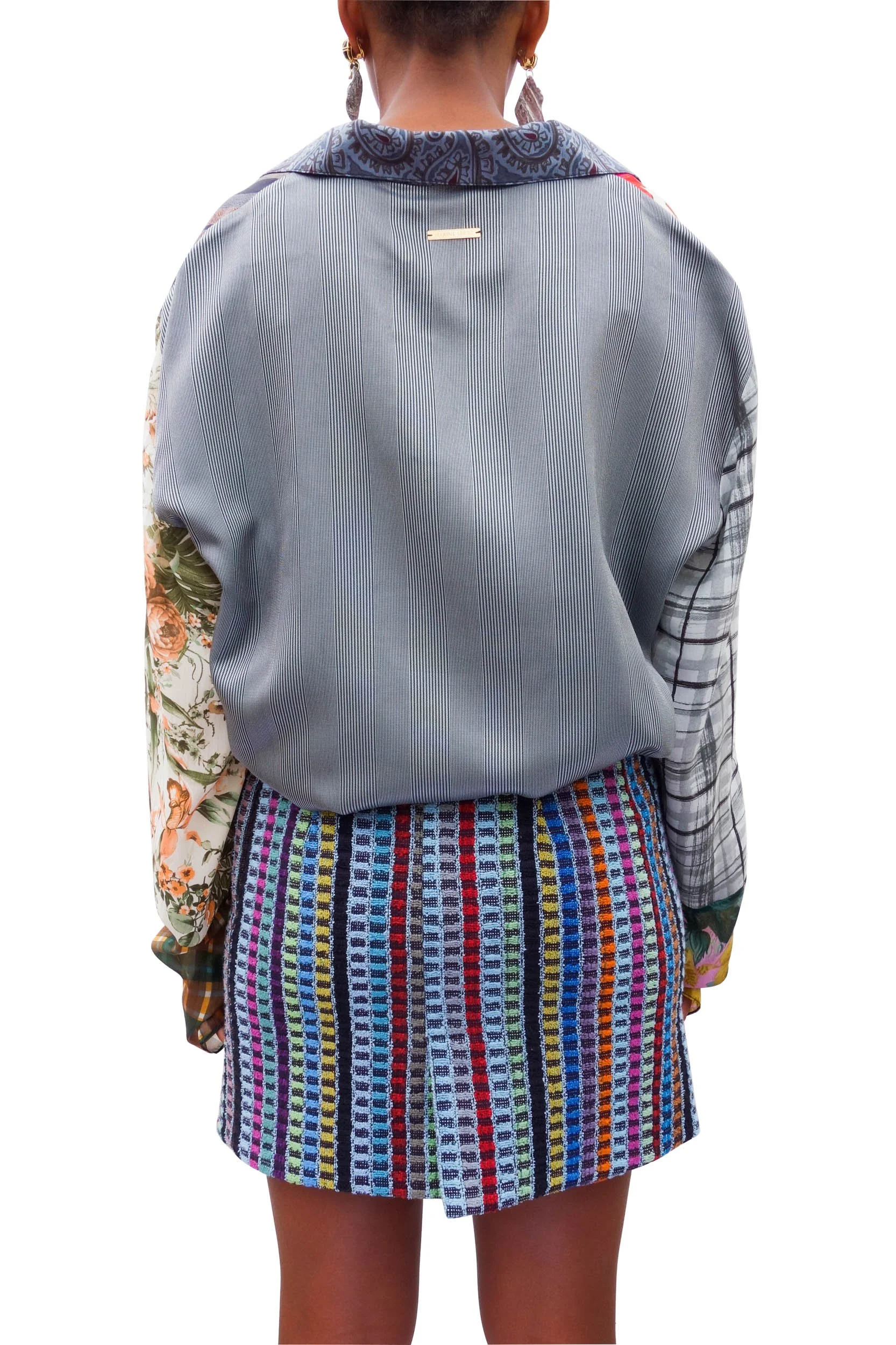 MARINE SERRE Silk Scarves Lounge Blouse