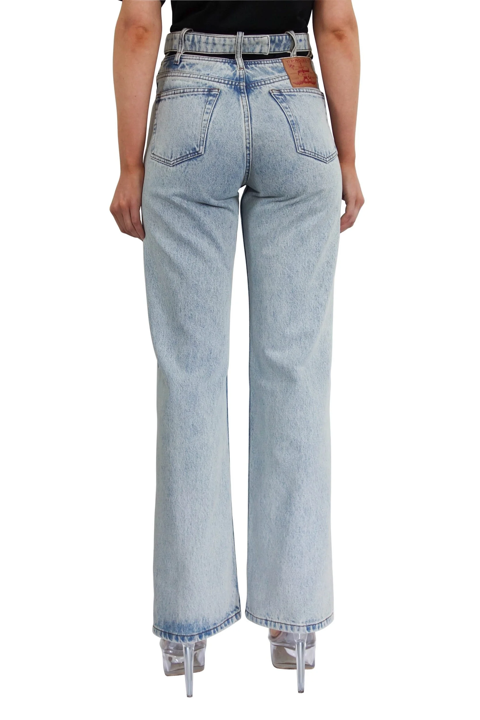 Y/PROJECT Y Belt Jeans