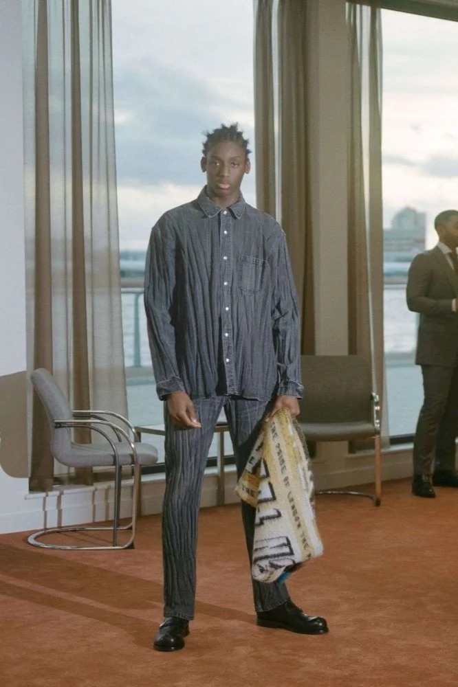 MARTINE ROSE Brushed Scarf