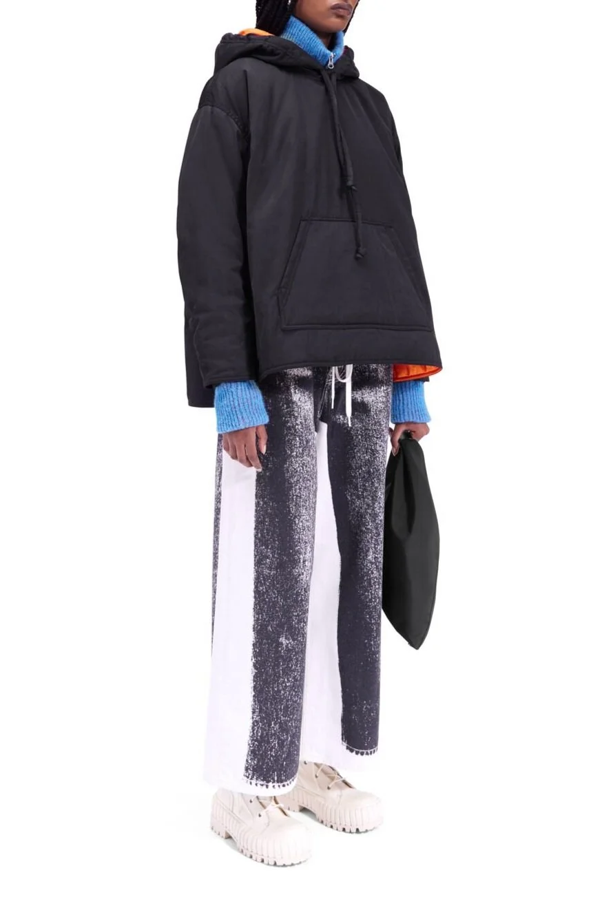 MM6 MAISON MARGIELA Black Padded Hoodie