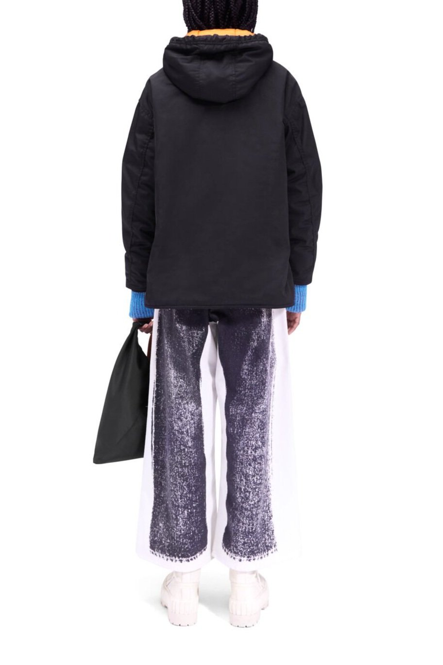 MM6 MAISON MARGIELA Black Padded Hoodie