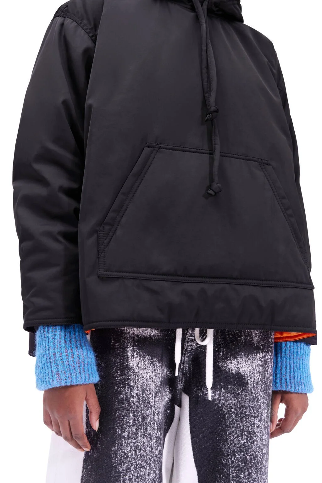 MM6 MAISON MARGIELA Black Padded Hoodie