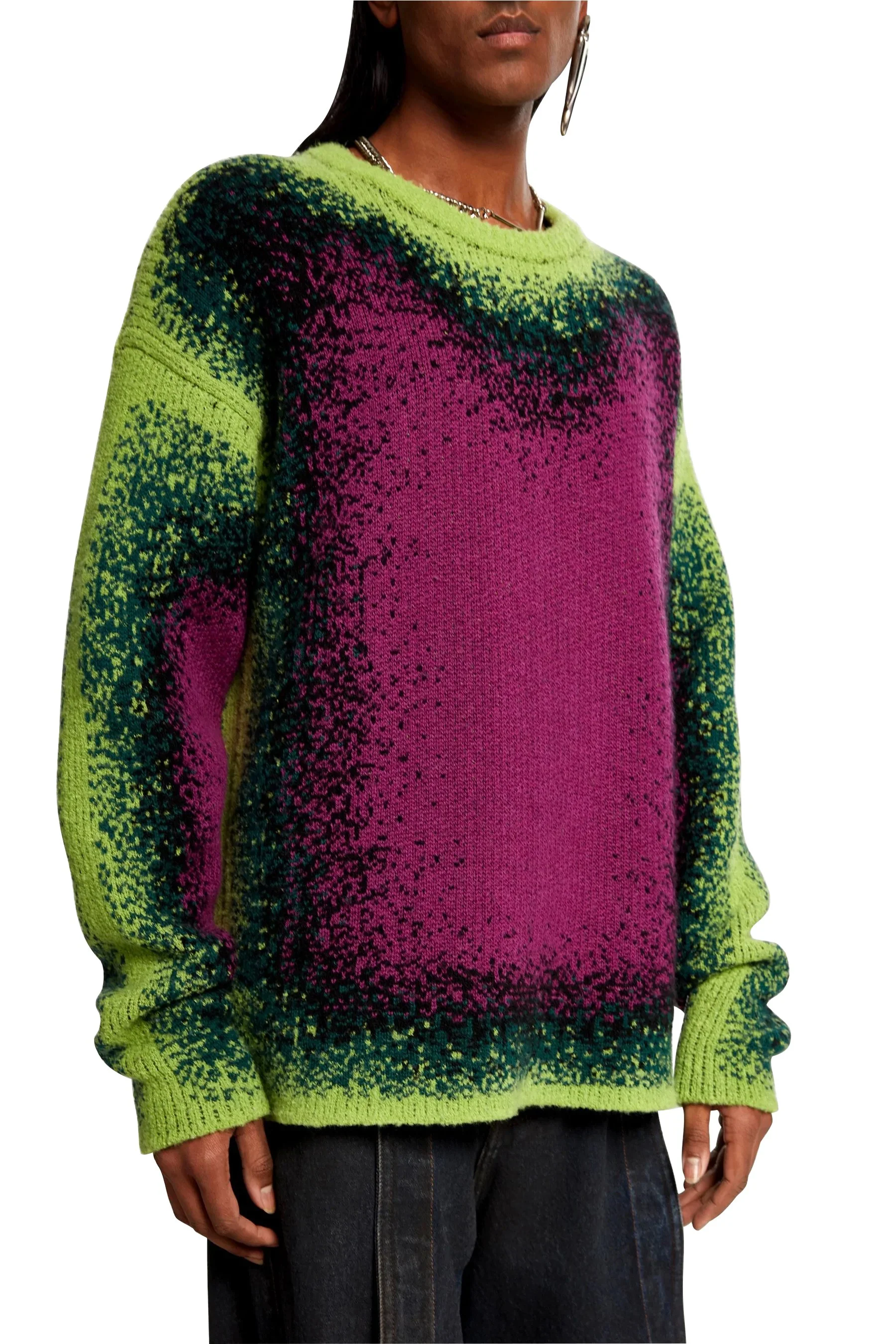 Y/PROJECT Gradient Heavy Knit Sweater