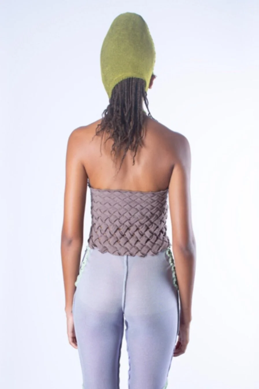 小物 ISA BOULDER knit long globe Isa Boulder Basketweave Tube Top — SLOW WAVES