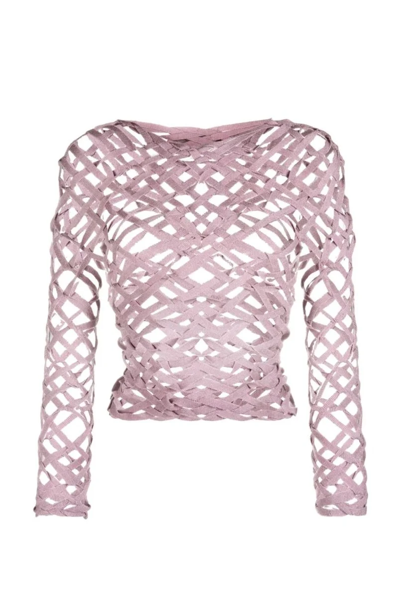 ISA BOULDER Knitweave Top