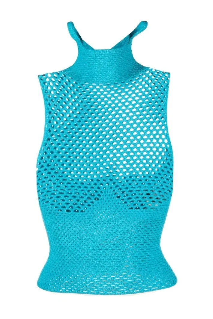 ISA BOULDER Map Turtleneck Top