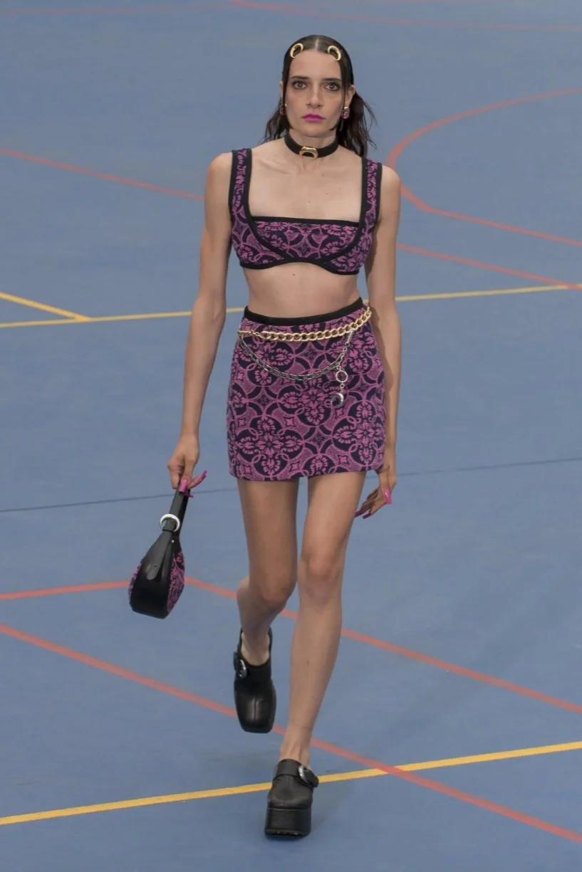 MARINE SERRE Oriental Towel Mini Skirt