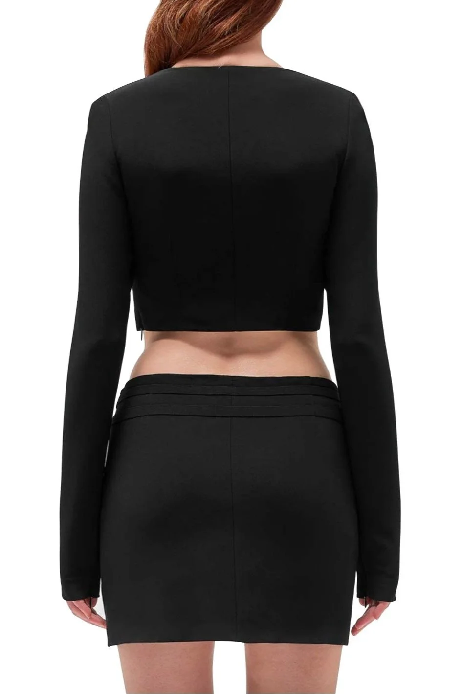 BLUMARINE Long Sleeve Butterfly Top