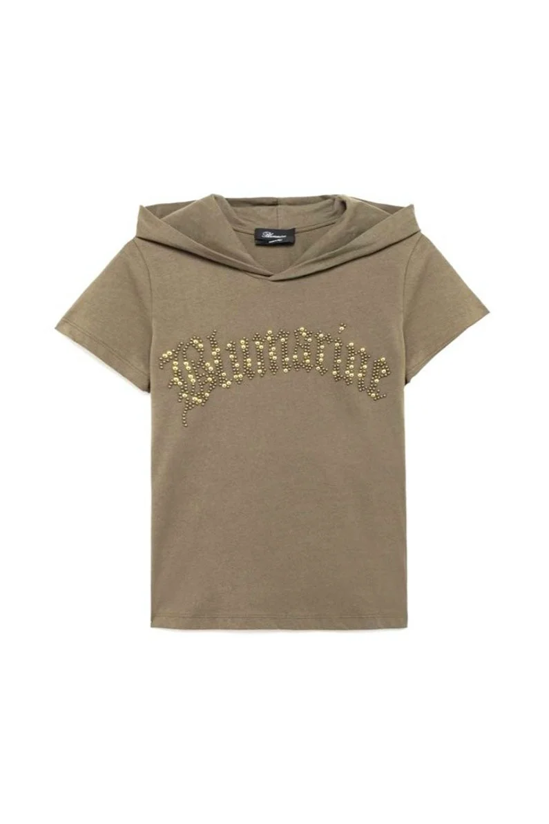 BLUMARINE Hooded T-Shirt