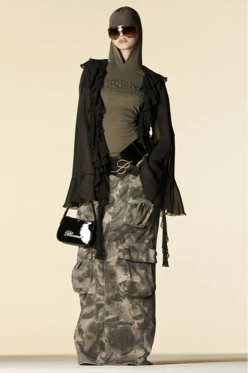 BLUMARINE Hooded T-Shirt