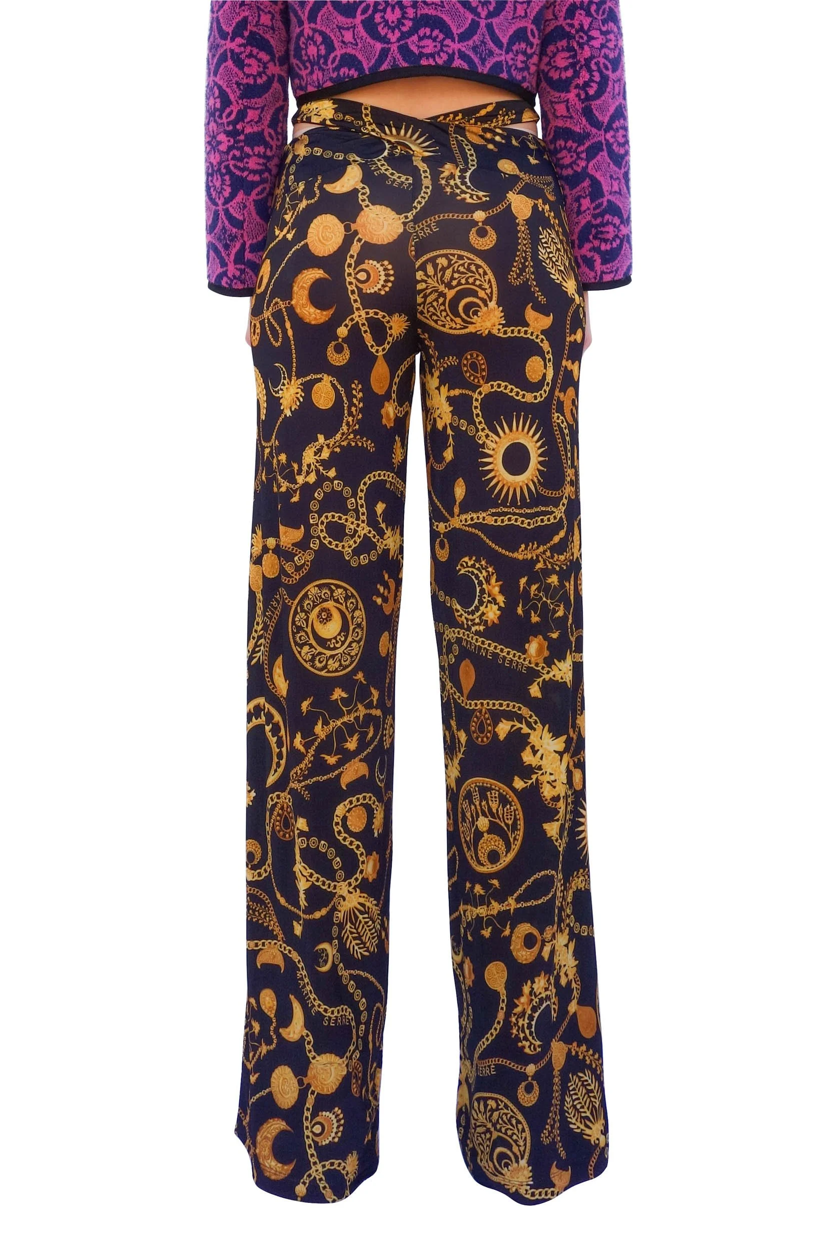 MARINE SERRE Ornament Jewellery Pants