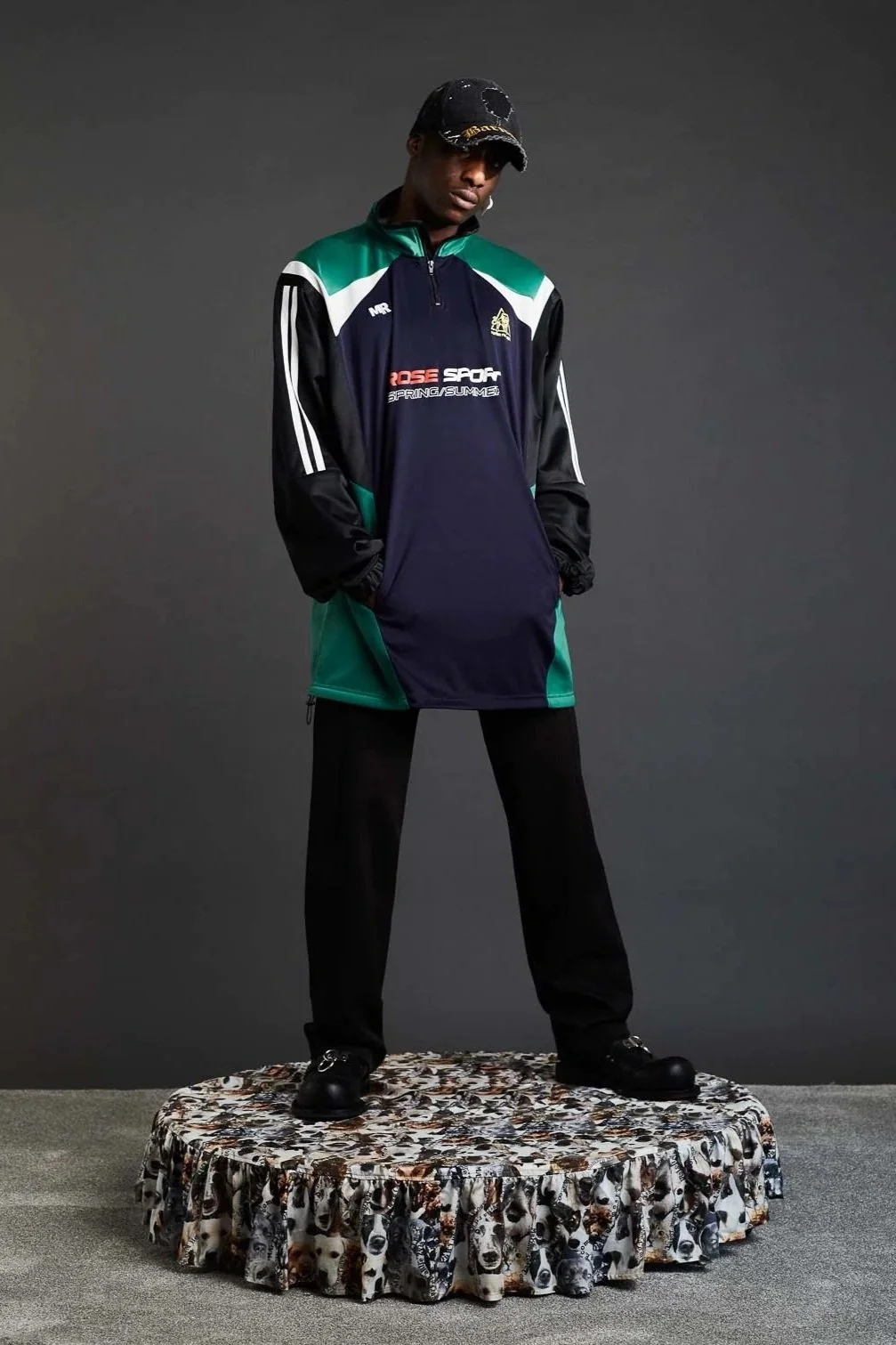 MARTINE ROSE Duel Track Top