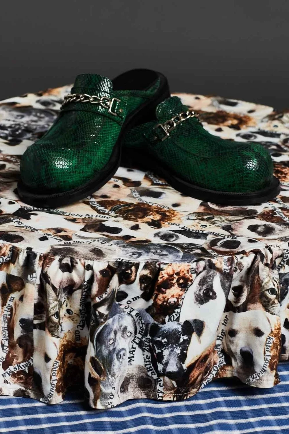 Martine Rose Bulb Toe Chain Mule — SLOW WAVES