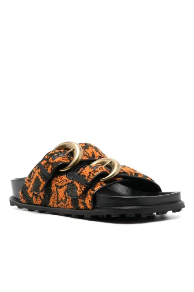 MARINE SERRE Oriental Towel Sandal