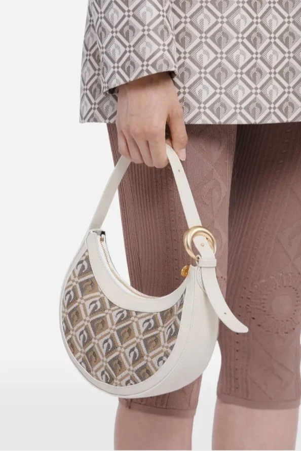 MARINE SERRE Moon Diamant Jacquard Eclips Mini Bag