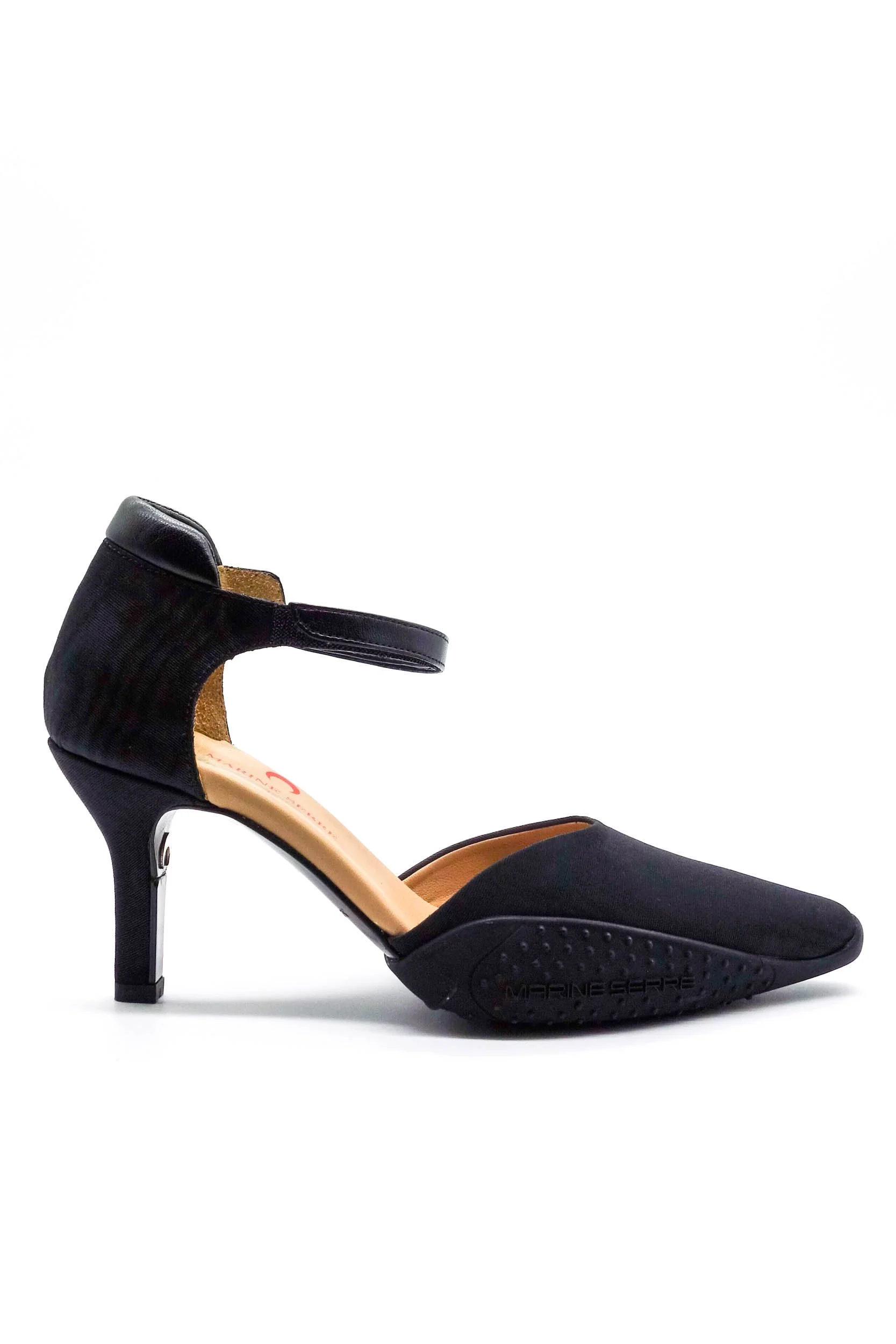 MARINE SERRE Black Moiré Pump