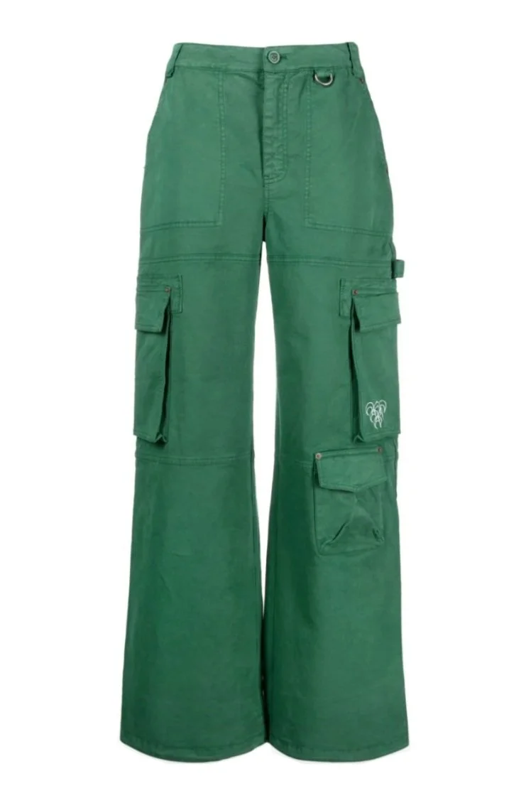 MARINE SERRE Workwear Evergreen Pants
