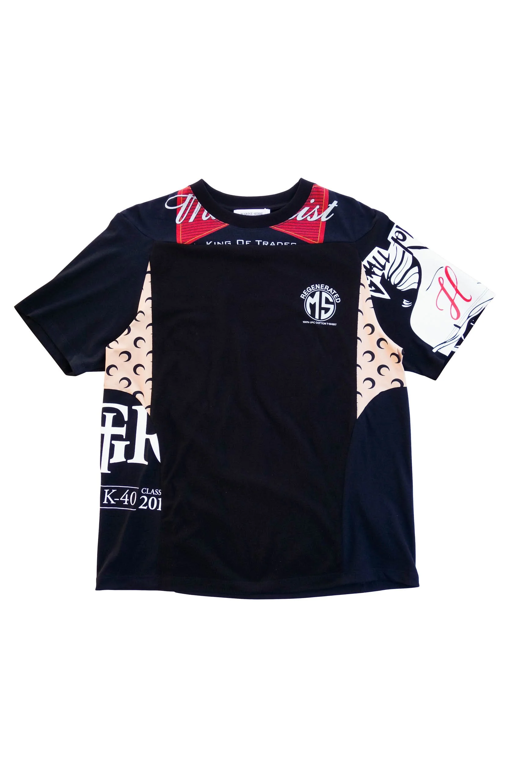 MARINE SERRE Regenerated Graphic Patchwork T-Shirt